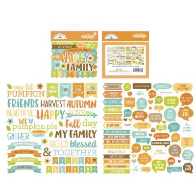 Doodlebug Pumpkin Spice Die Cuts - Chit Chat